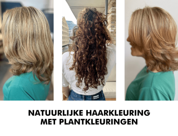 Natuurlijke haarkleuring met plantkleuringen