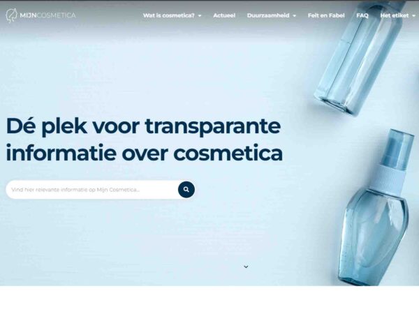 De Nederlandse Cosmetica Vereniging lanceert: mijncosmetica.nl